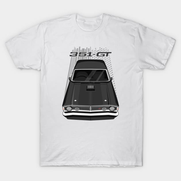 Ford Falcon XY GTHO Phase 3 - Black T-Shirt by V8social